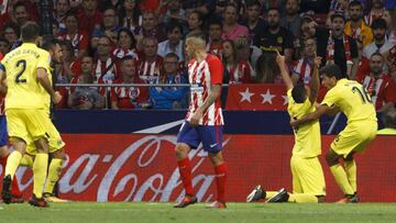 Resultado Atlético de Madrid 1-1 Villarreal