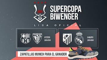 ¡Calzado Munich para el ganador de la VI edición de la Supercopa en Biwenger Fantasy!