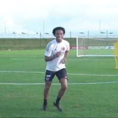 Cuadrado y Muriel, listos para brillar: ¡Golazos en práctica!