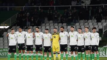 Once inicial del Racing frente al Leganés.