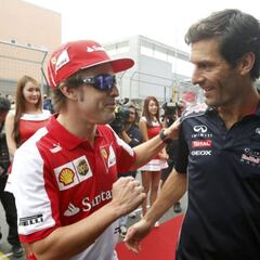 Webber: "Alonso has more talent in his little finger than his rivals"
