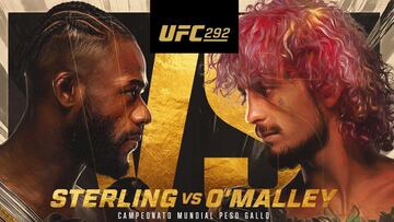 Imagen del evento UFC 292 que enfrentará a Sterling y O'Malley en Boston.