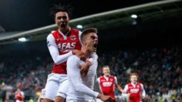 El AZ Alkmaar salva el triunfo
en el tiempo de descuento