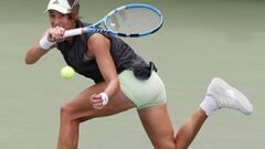 Garbiñe Muguruza, en su partido contra Allison Riske.