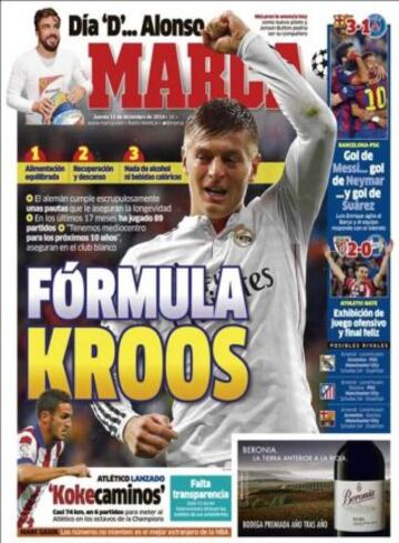 Portadas de la prensa deportiva