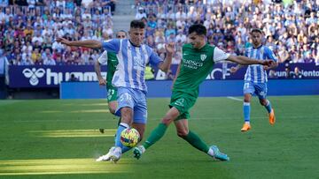 Chavarr¨ªa, en un lance del reciente M¨¢laga - Huesca.