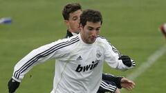 Higuaín siguió su plan de recuperación en el gimnasio