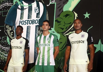 Atlético Nacional presentó su nueva camiseta con la que enfrentará la Copa Libertadores, la Liga Águila y la Superliga.