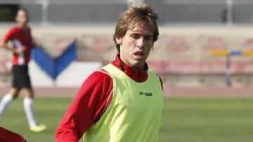 <b>KO. </b>Corona, ejercitándose.