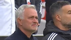 Hiela el alma: Mourinho se rompe en el emotivo minuto de silencio a su amigo Silvino Louro