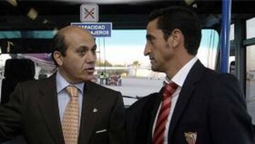 <strong>ESPERANZA.</strong> Jose María del Nido desea que el Sevilla siga creciendo en 2009.