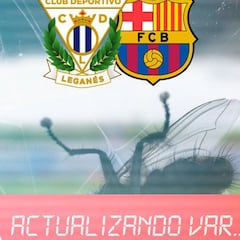 El Leganés ‘pide’ al Barça que le ayude a actualizar su VAR