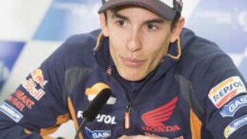 Márquez tuvo un problema con la electrónica de su moto.