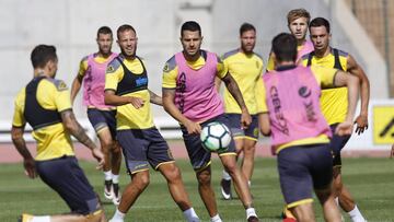 Entrenamiento de la UD Las Palmas.