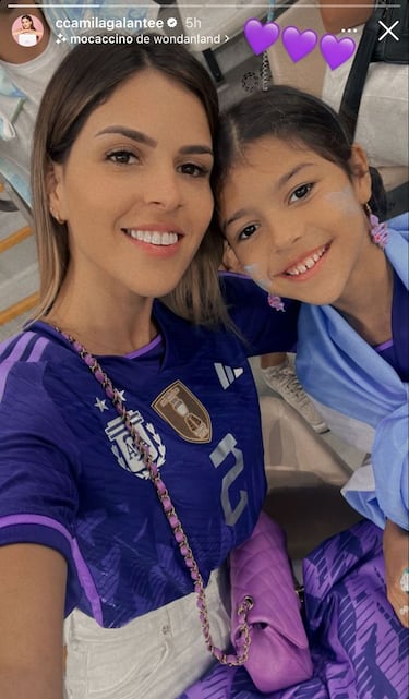 Los festejos de Antonela Roccuzo, Tini Stoessel y las familias de los jugadores de Argentina