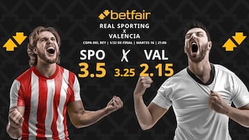 Real Sporting de Gijón vs. Valencia CF: horario, dónde ver, pronósticos y estadísticas