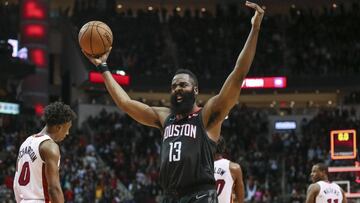 El Harden más MVP salva a los Rockets otra vez: 58 ante Miami