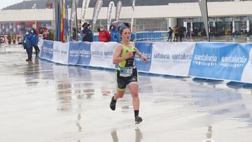 Andrea Migu&eacute;lez, durante el Campeonato de Espa&ntilde;a de duatl&oacute;n celebrado en Avil&eacute;s.