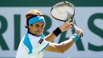 David Ferrer en Indian Wells el 9 de marzo.