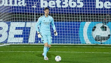 Courtois jugar&aacute; hoy su partido 100 con el Real Madrid.