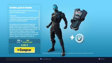 Fortnite: Así es Cobalto, el nuevo skin y su pack