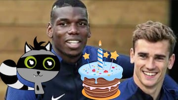 Vive en otro mundo: la surrealista felicitación de Pogba a 'Grizi'