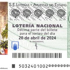Lotería Nacional: comprobar los resultados del sorteo de hoy, sábado 20 de abril