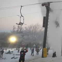 Récord de caídas desde telesillas en EEUU: sólo el 40% baja la barra