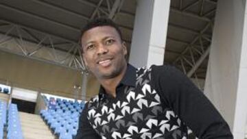 <b>PRETENDIDO. </b>El delantero del Almería, Kalu Uche, está en la agenda de la Real Sociedad.