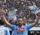 El Nápoles, con hat-trick de Higuaín, vence a la Lazio