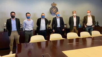 Reunión entre la APMAE y el Consejo de Administración del Espanyol.