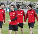 El Athletic se entrena con la plantilla casi al completo