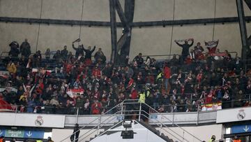 PARTIDO PRIMERA DIVISION
REAL MADRID - SEVILLA
SEGUIDORES AFICION VISITANTE