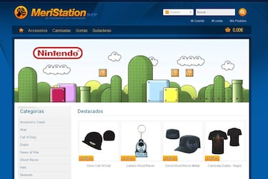 Compra tu merchandising de videojuegos desde la tienda de MeriStation