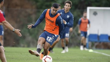 NANO ENTRENANDO CON EL TENERIFE.