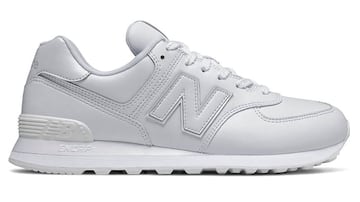 New Balance 574 blancas para hombre.