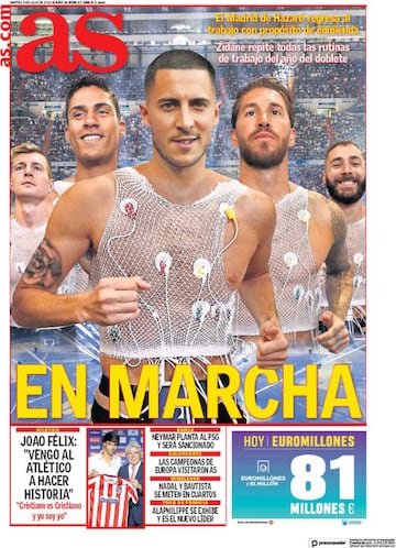 Las portadas de AS de julio