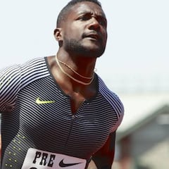 Beitia, sexta (1,92) en Eugene y Gatlin batió a Powell y Gay