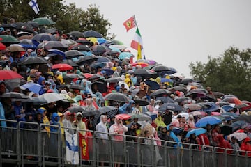 La lluvia en Monza retrasó la calificación del GP de Italia