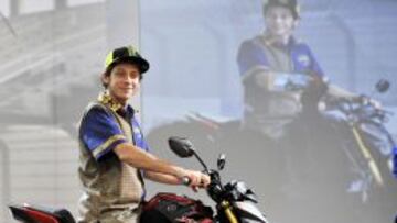 Rossi, en un acto promocional en Bali.