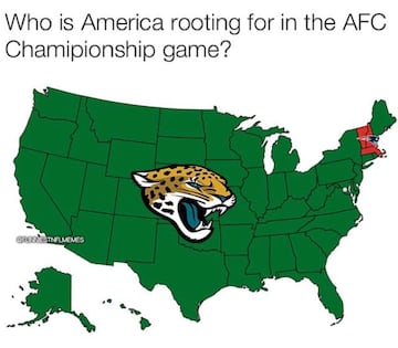 Los mejores memes de la victoria de los New England Patriots sobre los Jacksonville Jaguars