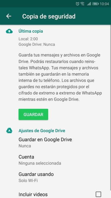 Cómo evitar que Facebook te borre tu copia de seguridad de WhatsApp en noviembre