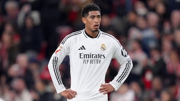 Jude Bellingham, en el Athletic-Real Madrid.