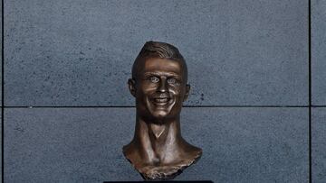 El busto de Cristiano provoca muchas bromas en Twitter