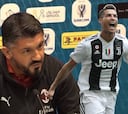 "La máquina perfecta": el particular elogio de Gattuso a Cristiano