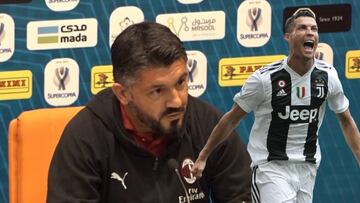 "La máquina perfecta": el particular elogio de Gattuso a Cristiano