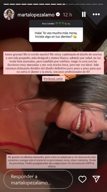 Marta López Álamo presume de su último retoque estético: “Me veo ideal”