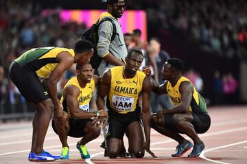 Lesión de Usain Bolt en el 4X100.