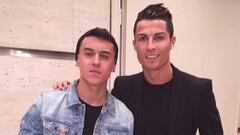 Imagen de Kevin Rold&aacute;n con Cristiano Ronaldo