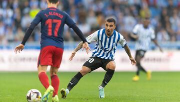 Rober González en el partido